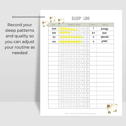 Boho Baby Medical Information Planner by Birchmark Designs