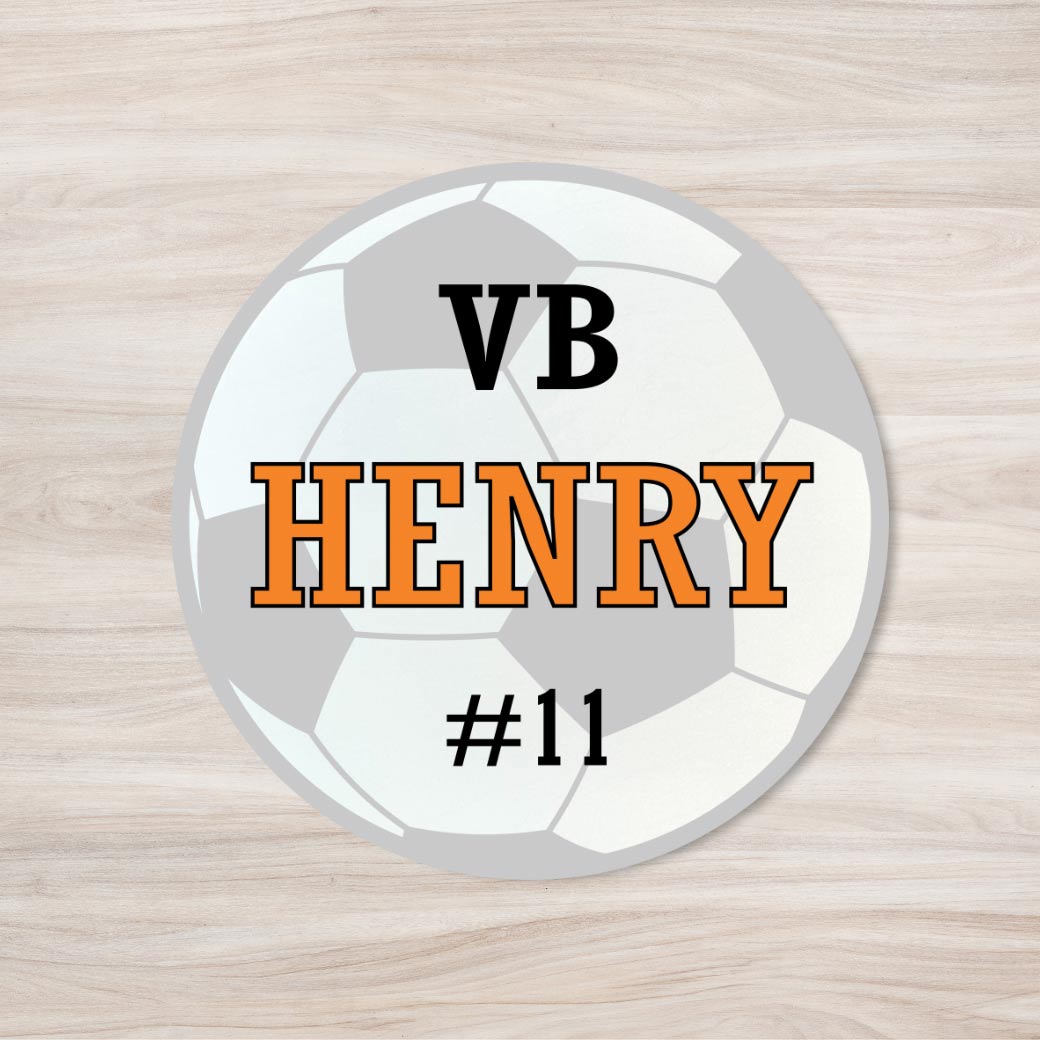 School Spirit Wooden Yard Sign - Soccer