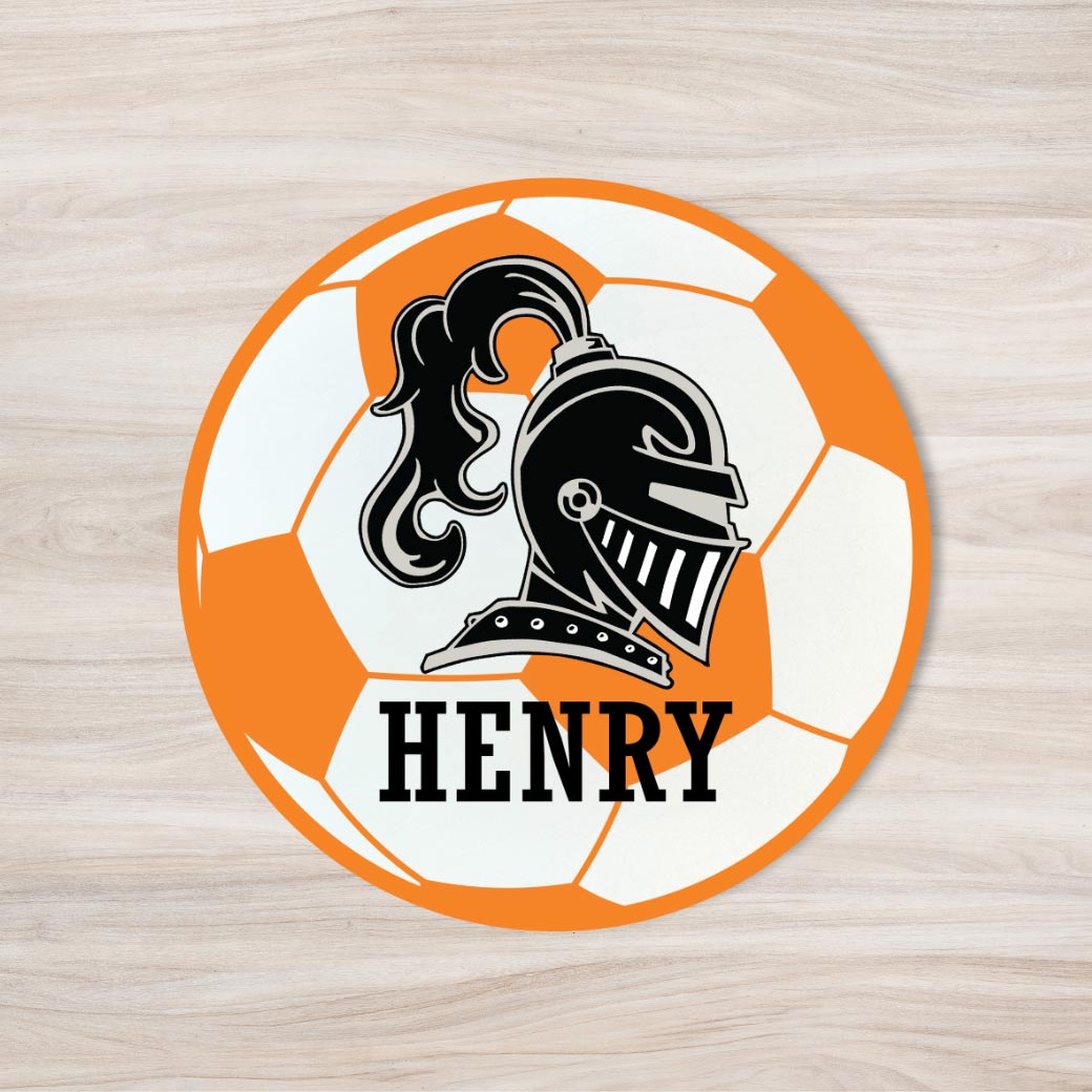 School Spirit Wooden Yard Sign - Soccer