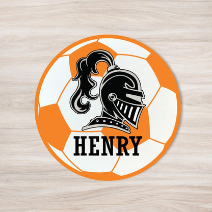 School Spirit Wooden Yard Sign - Soccer