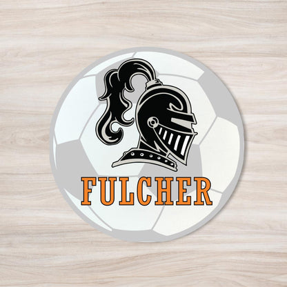 School Spirit Wooden Yard Sign - Soccer