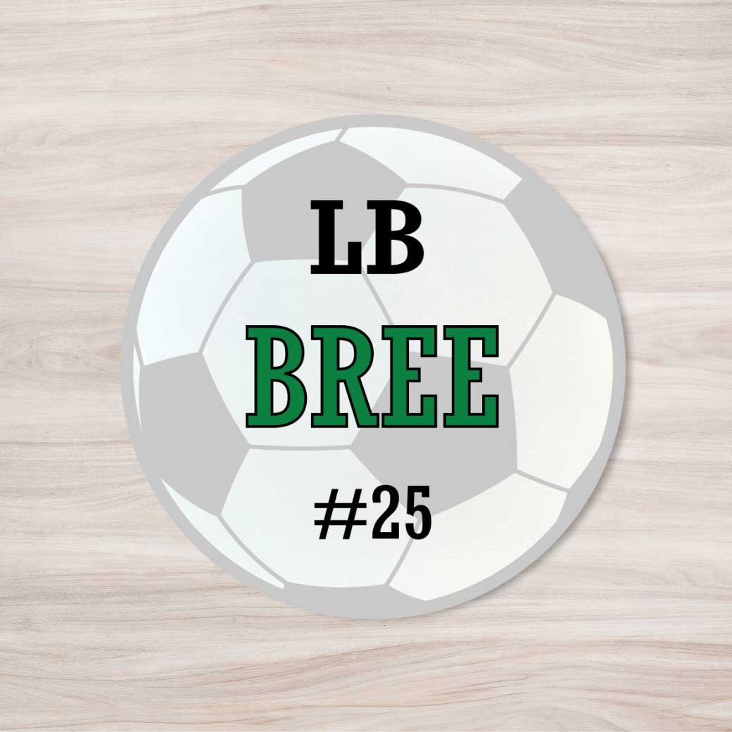 School Spirit Wooden Yard Sign - Soccer