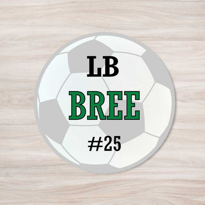 School Spirit Wooden Yard Sign - Soccer