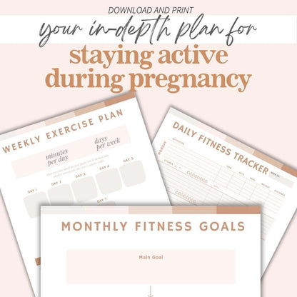 Fitness Pregnancy Planner by Birchmark Designs