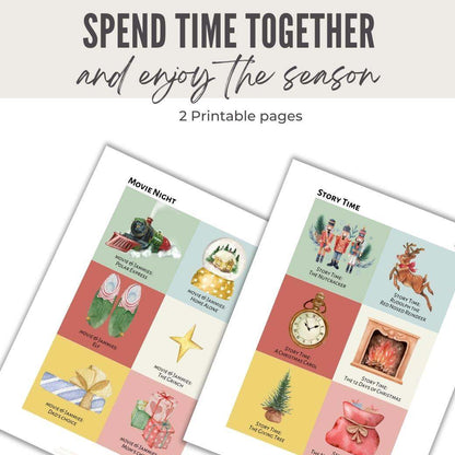 Merry Memories Printable Advent Activities by Birchmark Designs