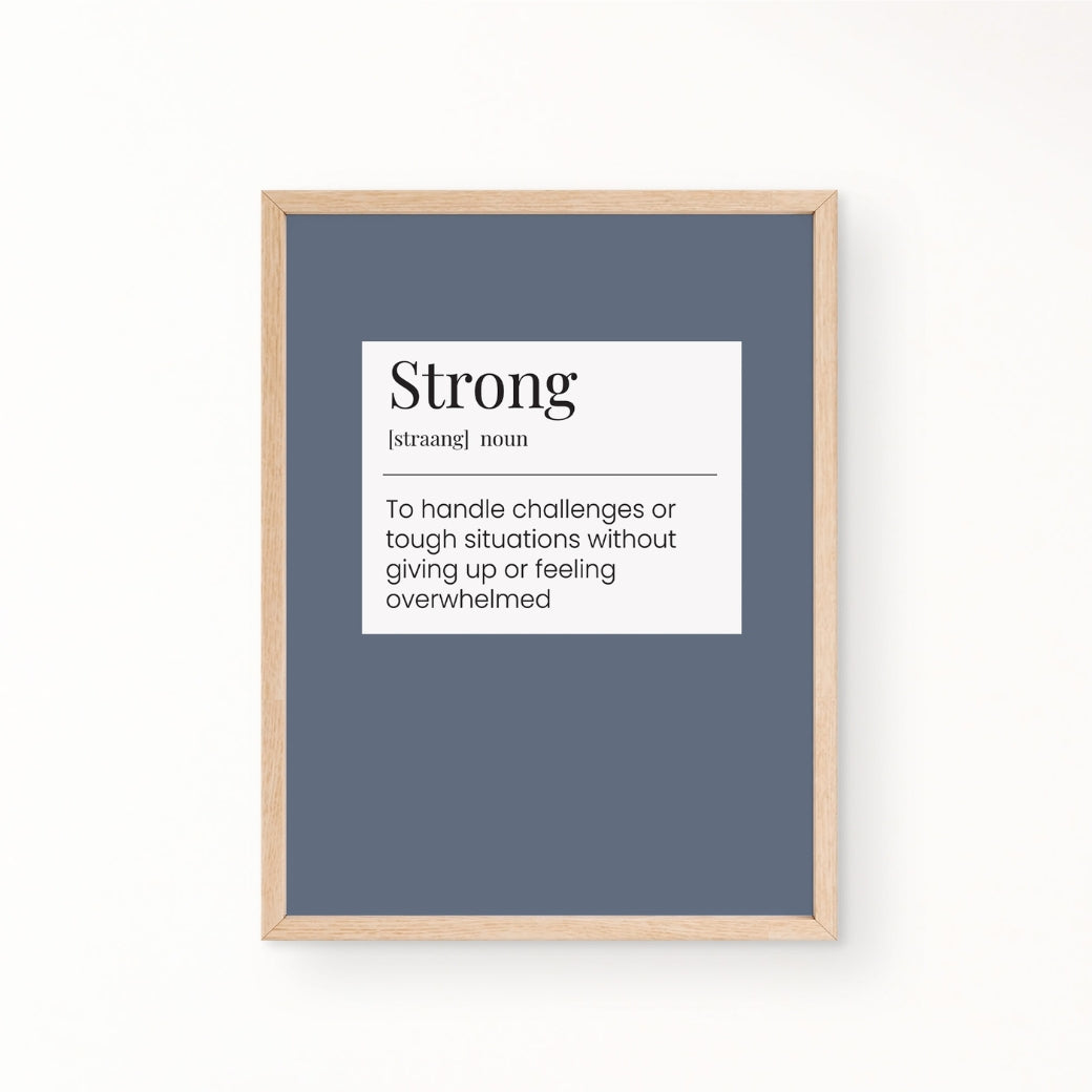 Printable I am Strong Poster Bundle by Birchmark Designs