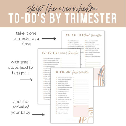 Printable Baby Checklists for Pregnant Moms by Birchmark Designs