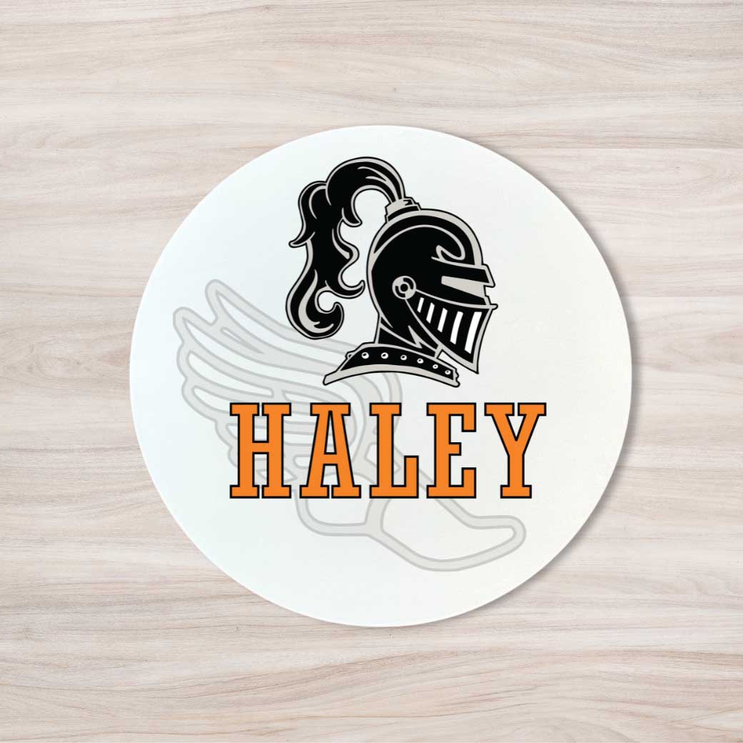 School Spirit Wooden Yard Sign - Track &amp; Field