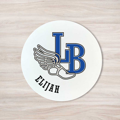 School Spirit Wooden Yard Sign - Track &amp; Field