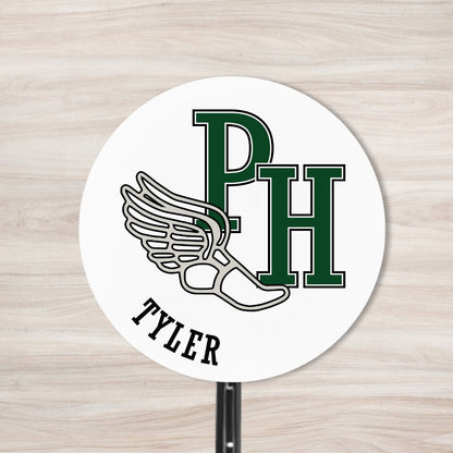 School Spirit Wooden Yard Sign - Track &amp; Field