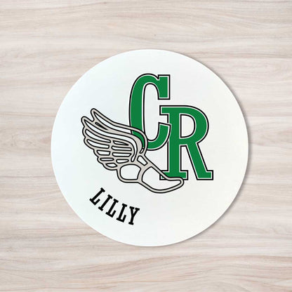 School Spirit Wooden Yard Sign - Track &amp; Field