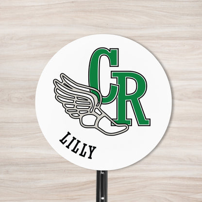 School Spirit Wooden Yard Sign - Track &amp; Field