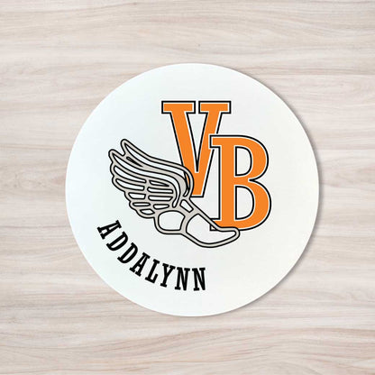School Spirit Wooden Yard Sign - Track &amp; Field