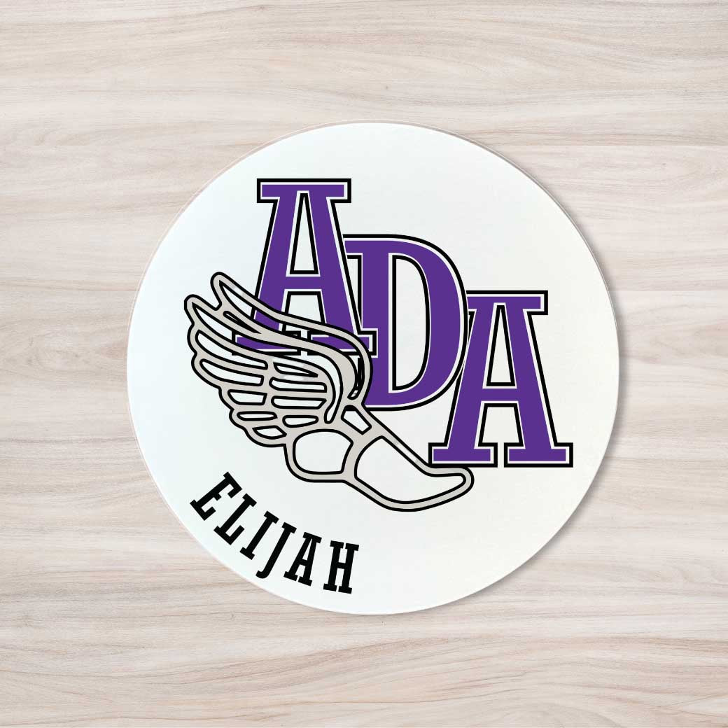 School Spirit Wooden Yard Sign - Track &amp; Field