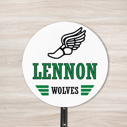 School Spirit Wooden Yard Sign - Track &amp; Field