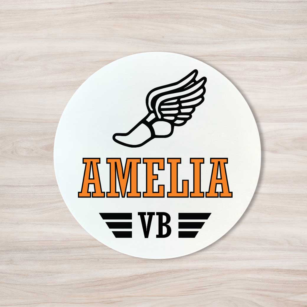 School Spirit Wooden Yard Sign - Track &amp; Field