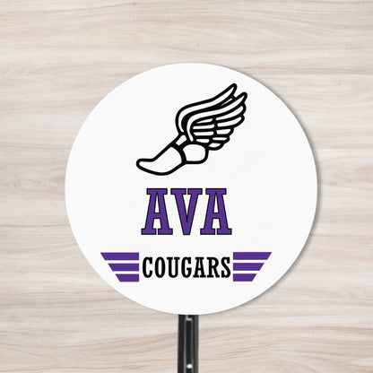 School Spirit Wooden Yard Sign - Track &amp; Field