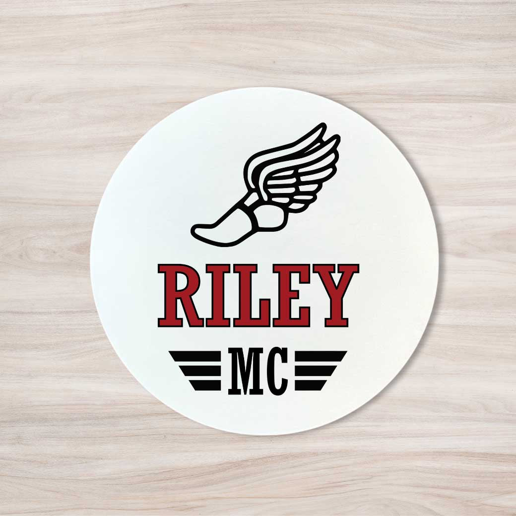School Spirit Wooden Yard Sign - Track &amp; Field
