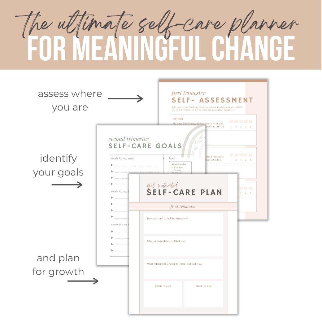 Self-Care Pregnancy Planner by Birchmark Designs