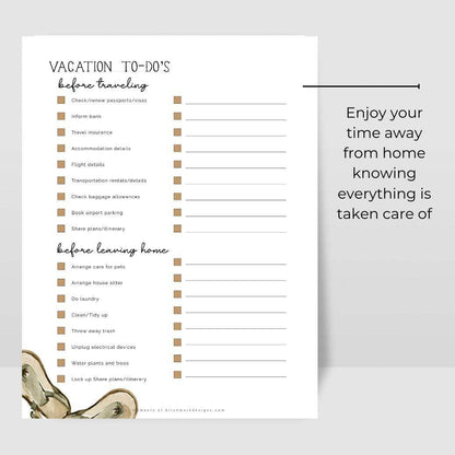 Boho Baby Celebration Printable Pregnancy Planner by Birchmark Designs