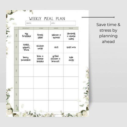 Boho Baby Meal Planner by Birchmark Designs