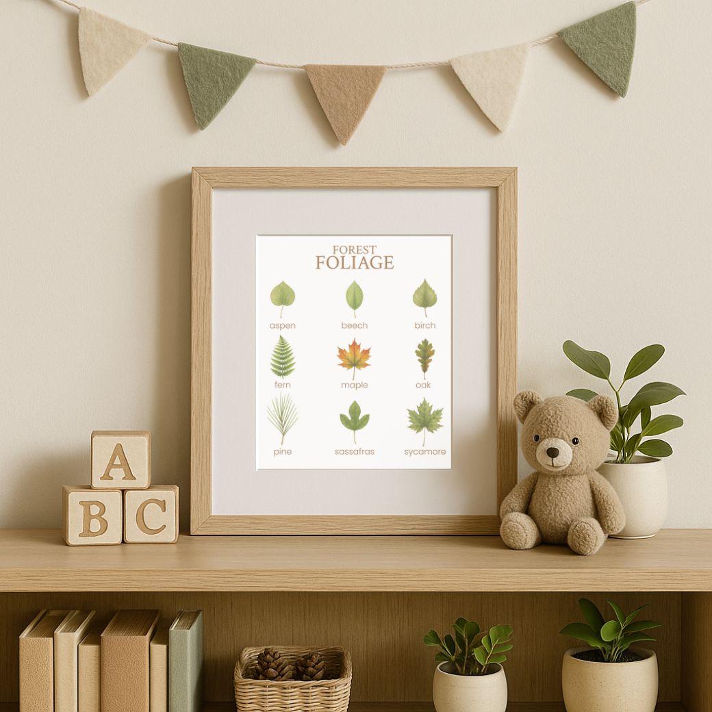 Framed artwork titled &