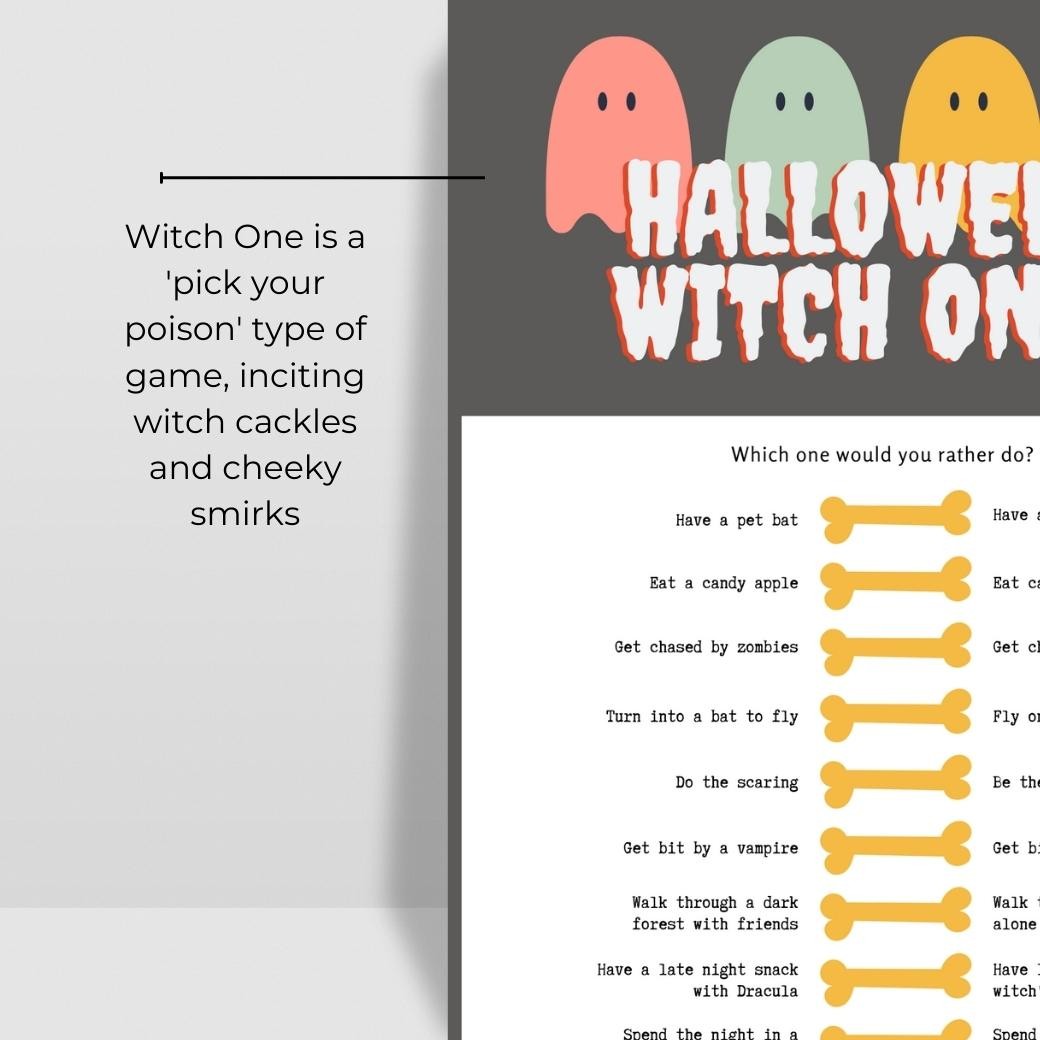 Printable Halloween Games for Kids by Birchmark Designs