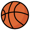 School Spirit Wooden Yard Sign - Basketball