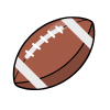 School Spirit Wooden Yard Sign - Football