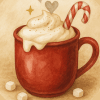Hot Cocoa Christmas Ornament