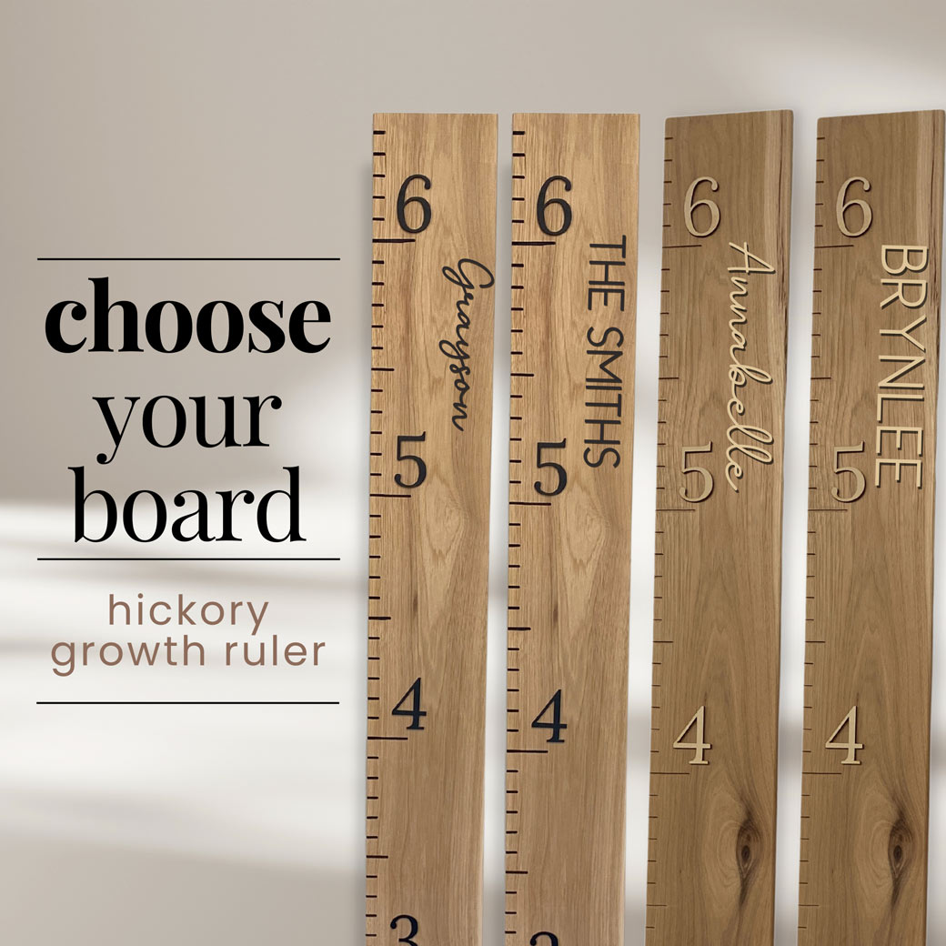 Birch Slotted Ruler Choose Your Own Ruler - Hickory – Birchmark Designs