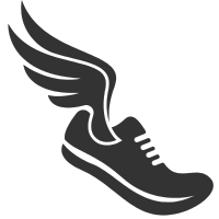 School Spirit Wooden Yard Sign - Track & Field