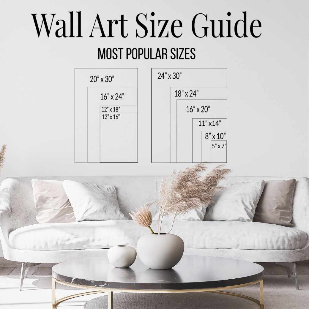 wall art size guide