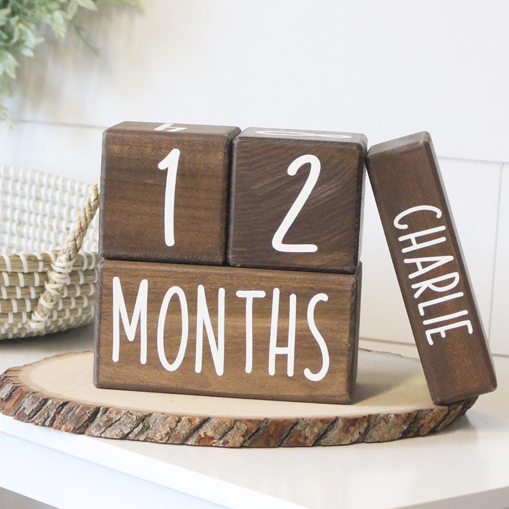 Baby milestone blocks store australia