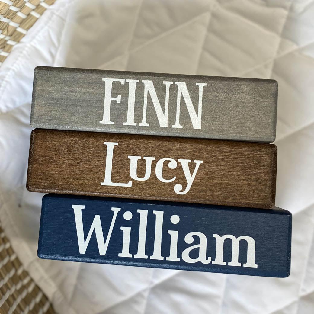 Color variations for Hickory milestone name blocks