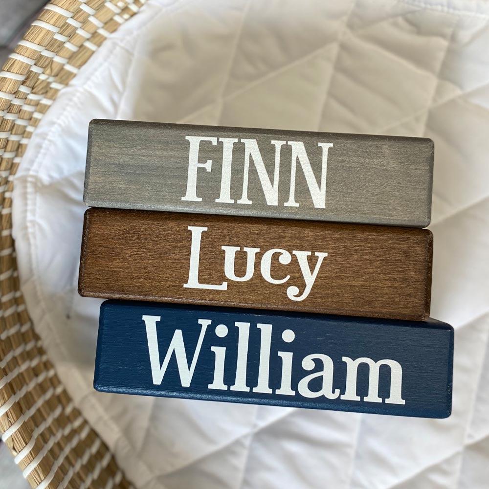 Color variations for Hickory milestone name blocks