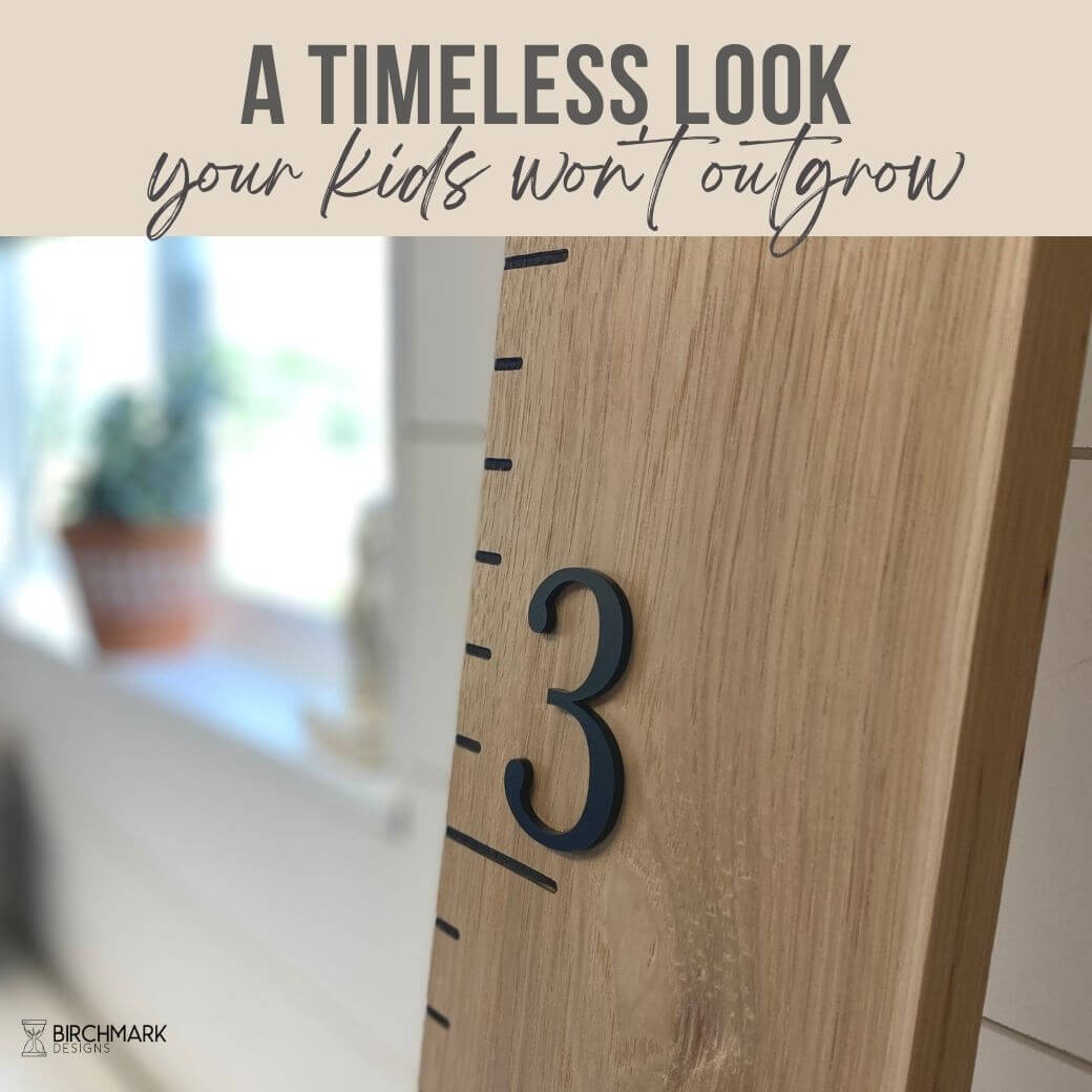 Hickory Growth Chart Ruler - Birchmark Designs