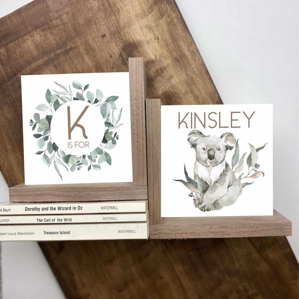 Koala Bookend Set - Birchmark Designs