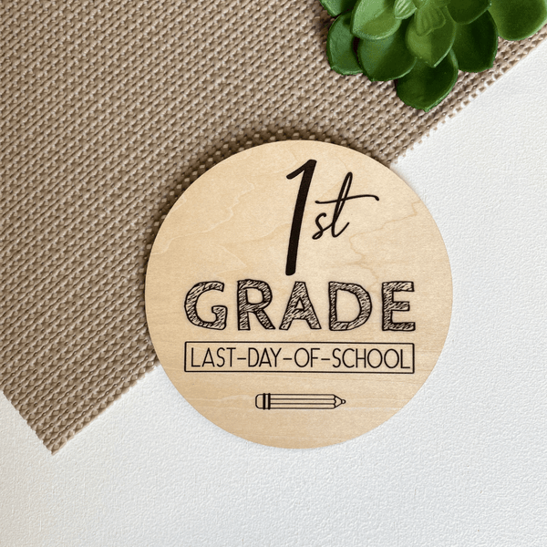 Marley First Day of School Chalkboard Sign - Birchmark Designs