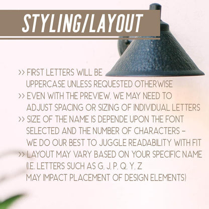 Styling and layout information