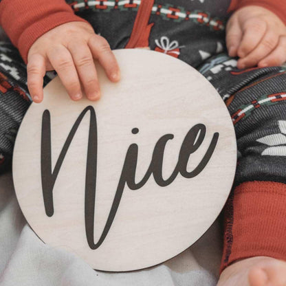 Naughty or Nice Holiday Signs - Birchmark Designs