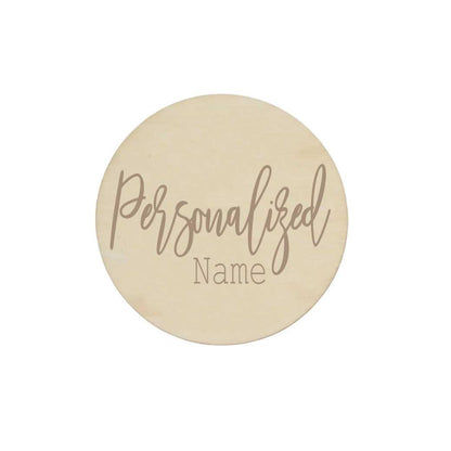 Personalized name card in the Botanical Welcome Bundle