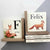 L shaped woodland fox nursery bookends