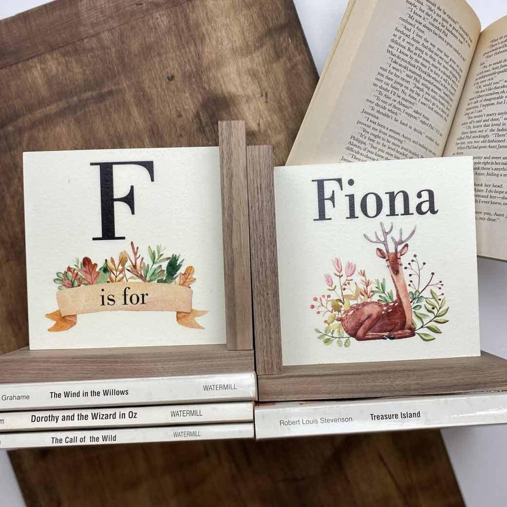 Personalized Children's Themed Bookends - Birchmark Designs
